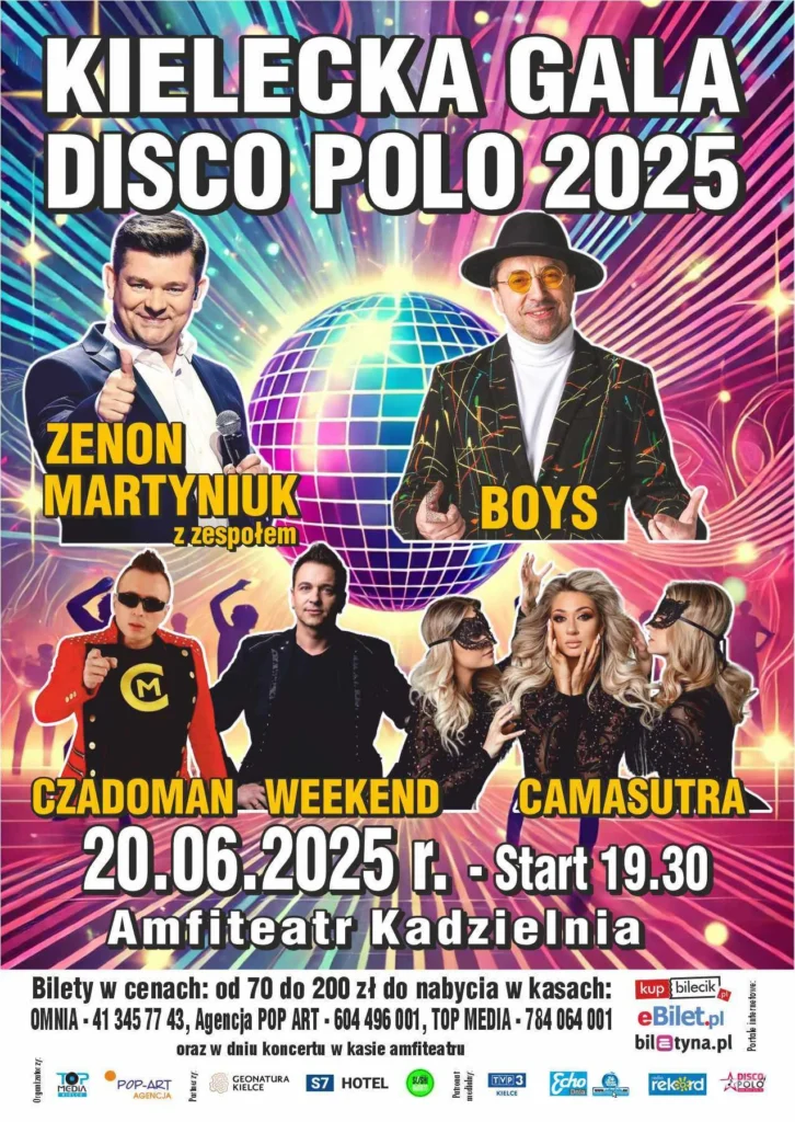 Już jutro 20 czerwca! Kielecka Gala Disco Polo 2025 Kielecka Gala Disco Polo