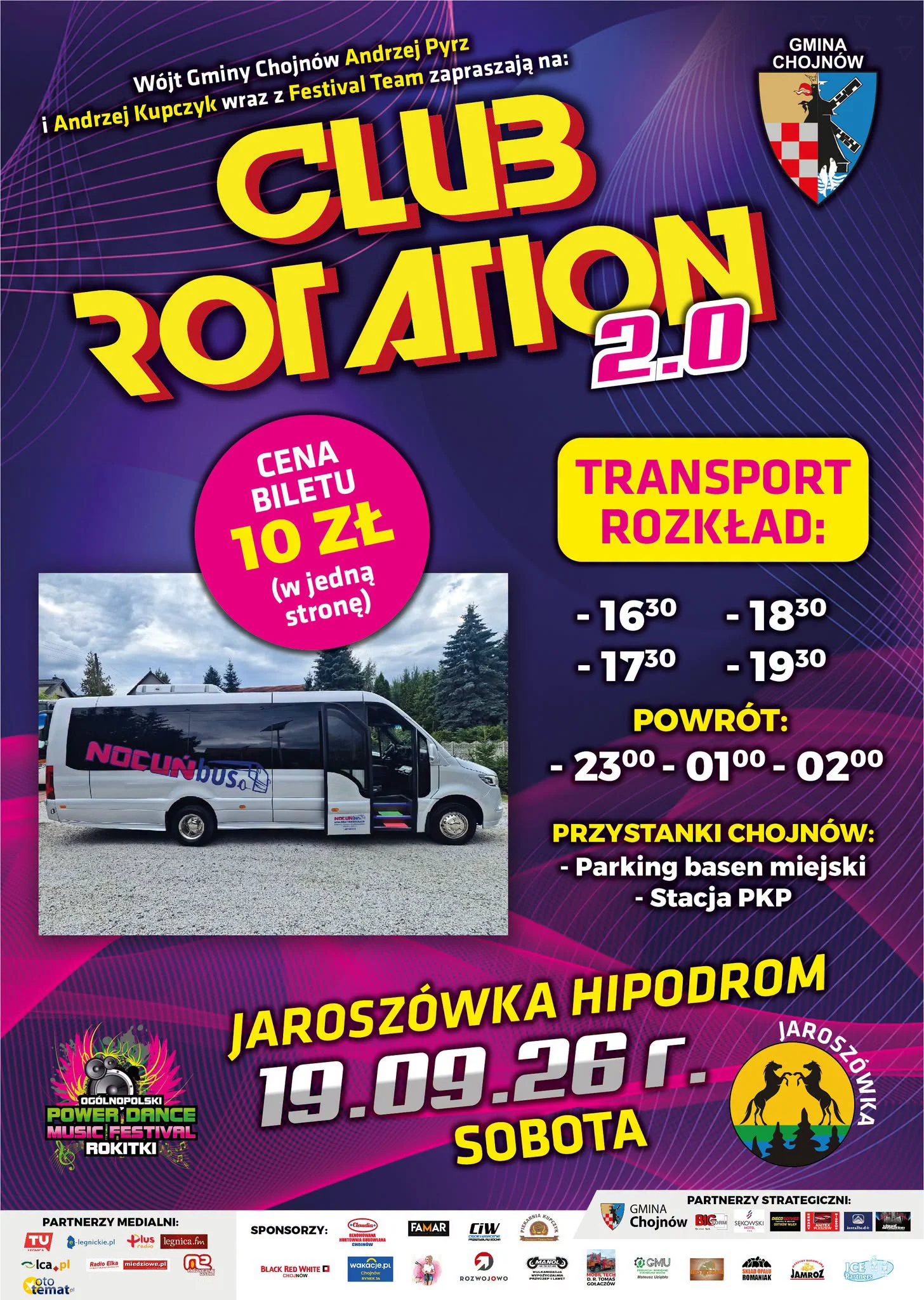 „Club Rotation 2.0” Jaroszówka w gm. Chojnów. Informacje, kto zagra, jak dojechać