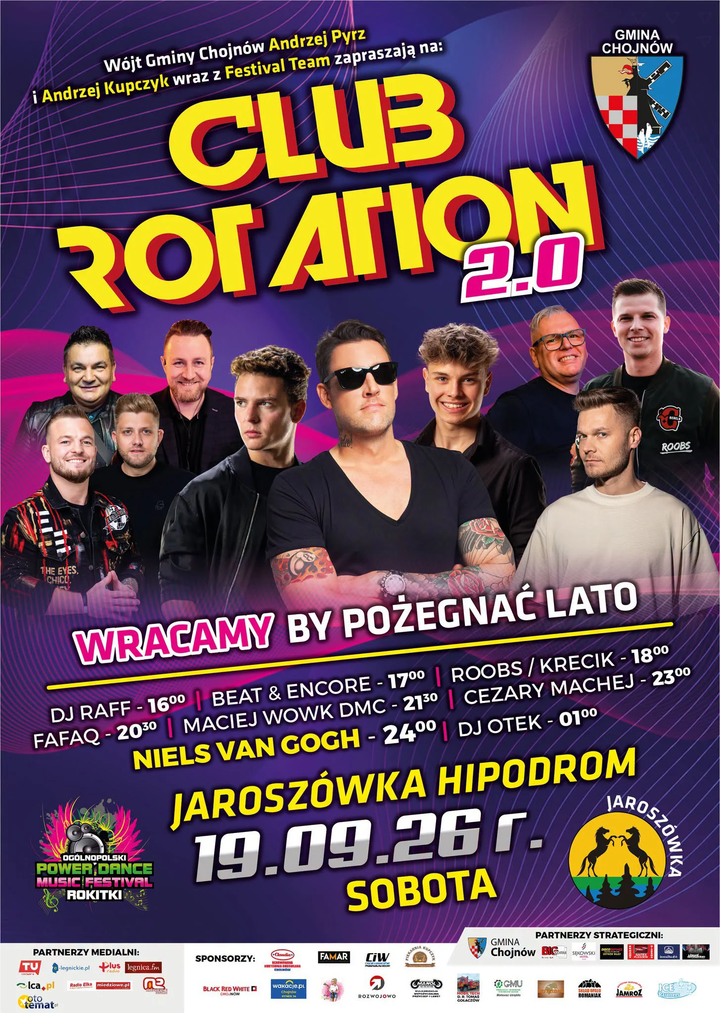 „Club Rotation 2.0” Jaroszówka w gm. Chojnów. Informacje, kto zagra, jak dojechać