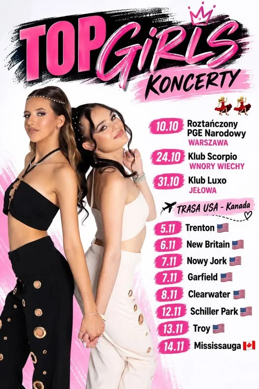 Gdzie zagrają TopGirls?! Lista koncertów na październik i listopad