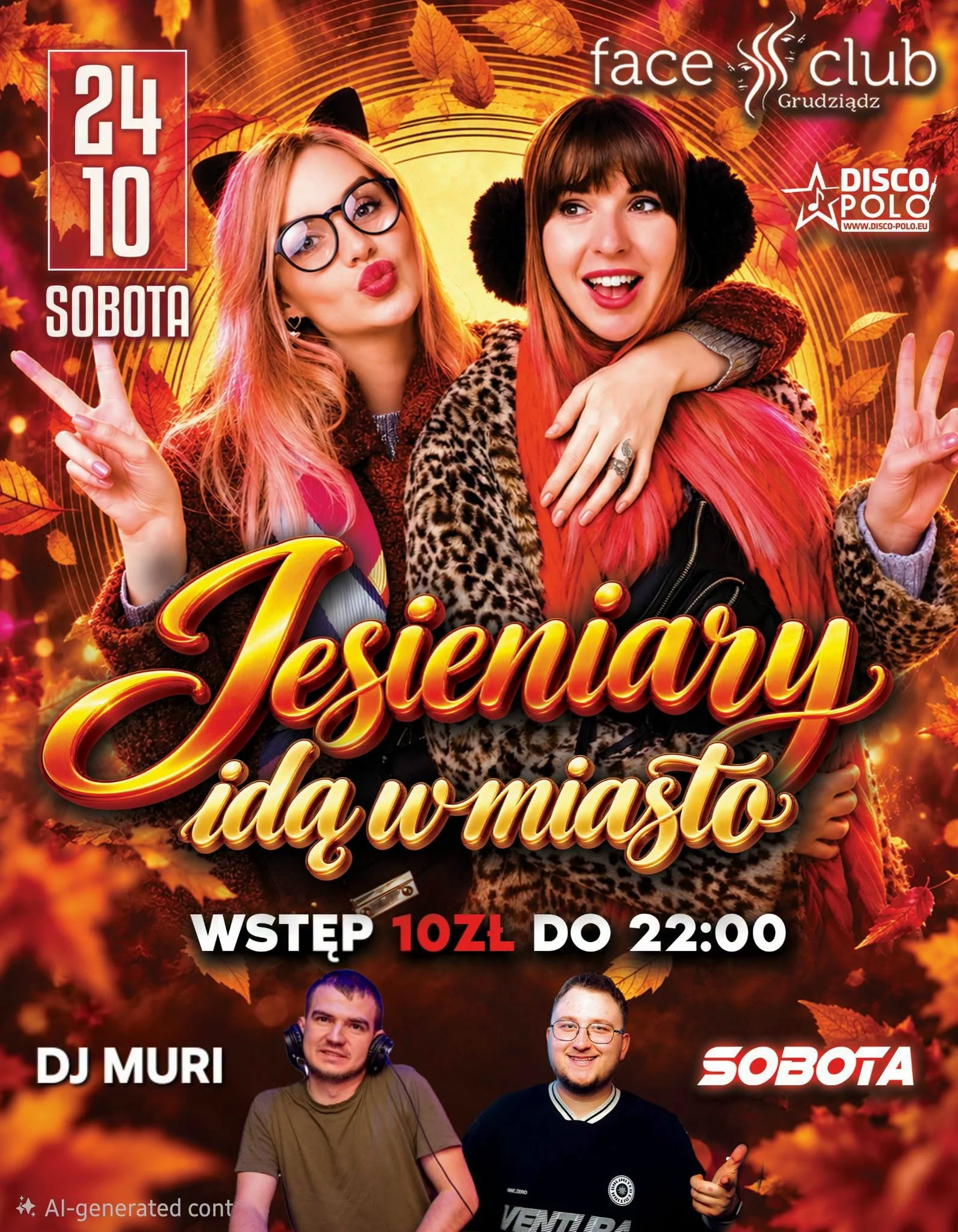 „Jesioniary idą w miasto” sobotnia impreza z Face Club Grudziądz
